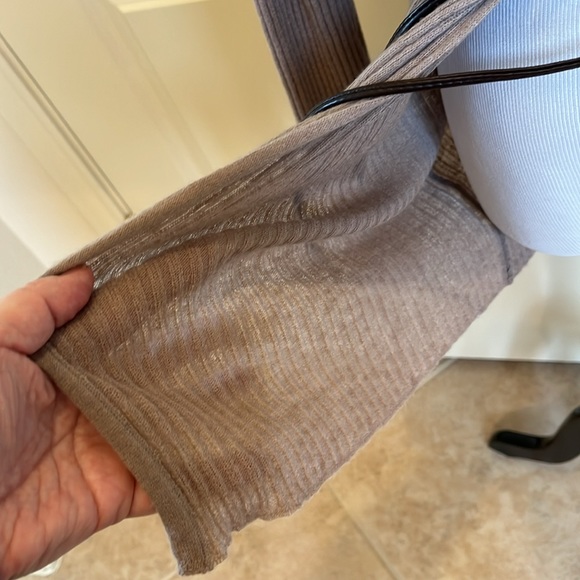 NWOT Banana Republic Italian Alpaca Dusty rose sweater - Picture 10 of 12